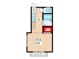 サンライフ市川【2階】の間取り