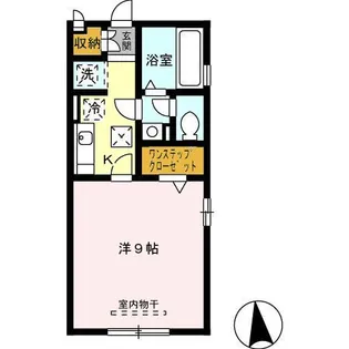 ロイヤルコーポ井芹【1階】の間取り