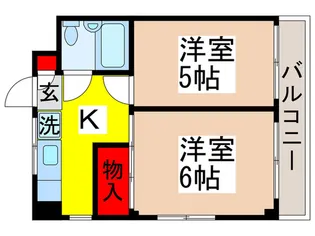 メゾンASAMI【1階】の間取り