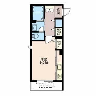 シャーメゾン新高岡【1階】の間取り