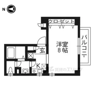 ヴィヴィモラド【3階】の間取り