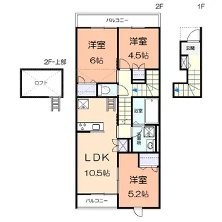 グレースフォレスト【2階】の間取り