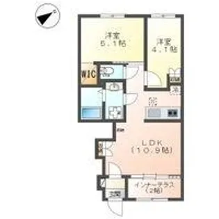 LE ASTY【1階】の間取り