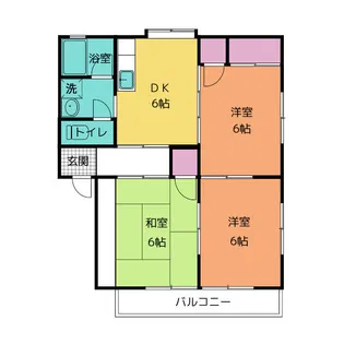 エクセラン吉田 B【2階】の間取り