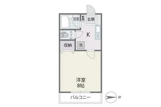 セントリーフ南片江【2階】の間取り