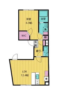 Felicita牛込柳町【2階】の間取り