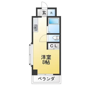 フラワーパレス【2階】の間取り