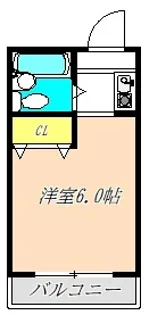 トーエー森ノ宮第2ビル【6階】の間取り