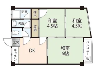 大下ビル(戸坂千足)【2階】の間取り