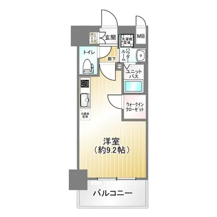 プレサンス神戸水木通ルミエス【11階】の間取り