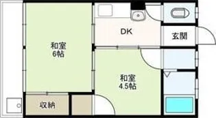 レジリエンス三里【3階】の間取り