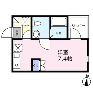 ベイルーム長後【3階】の間取り