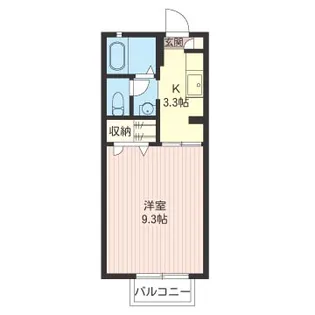 シャルムコート高橋B【2階】の間取り