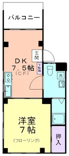 浅川マンション【2階】の間取り