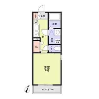 SUNNY COURT【1階】の間取り