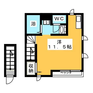 エスポワール1【2階】の間取り