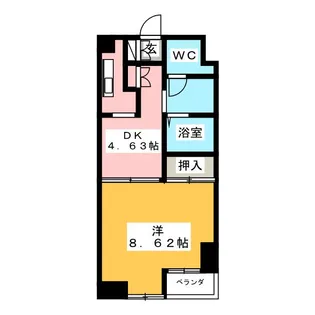 スプリングスクエア【7階】の間取り