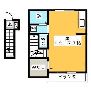 Sカーサ溝ノ口C棟【2階】の間取り