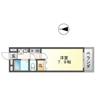 セイント【1階】の間取り