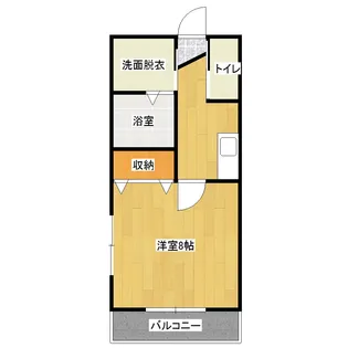 サニーコート佐貫【2階】の間取り