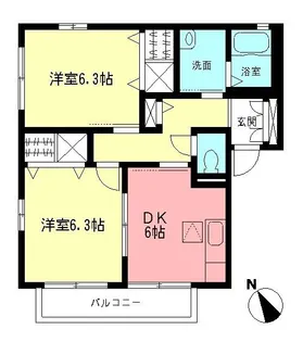 ミルフォード【1階】の間取り