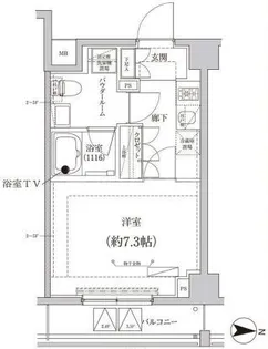 CREALpremier大島【5階】の間取り