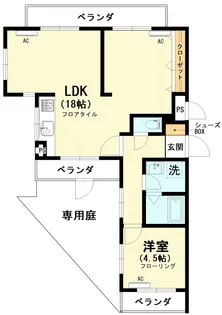 ライオンズマンション松見町【2階】の間取り