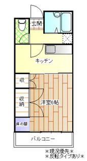 ハウス深山【2階】の間取り