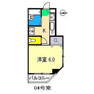 E-CASA入明【2階】の間取り