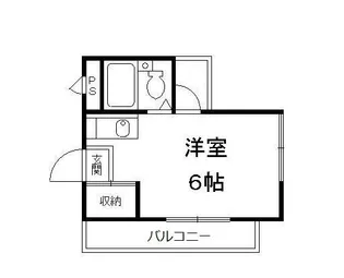 ヴィラ伏見【4階】の間取り