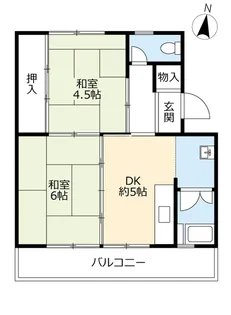 UR堤【4階】の間取り