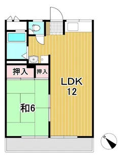 サンパール葉月【2階】の間取り