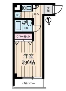 ダイヤモンドレジデンス白河第二【3階】の間取り