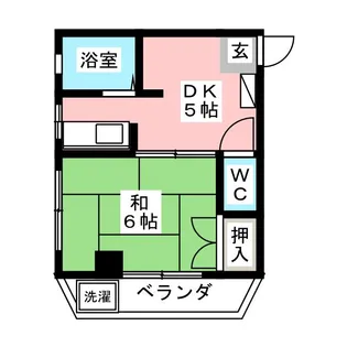 クレストハイム【2階】の間取り