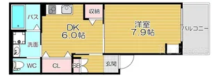 Bellevue生野西【2階】の間取り