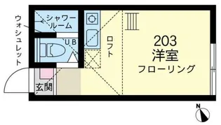 ユナイト天王町アニーレ【1階】の間取り