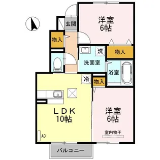グラン・プラース C【1階】の間取り