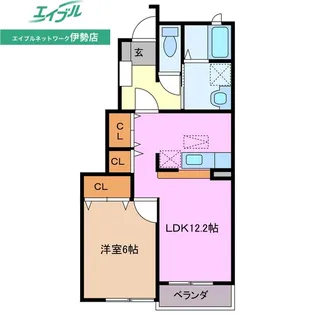 レステ ベルグ【1階】の間取り