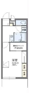 レオパレスシエル エトワール【2階】の間取り