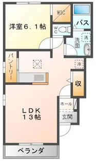 ミエリ【1階】の間取り