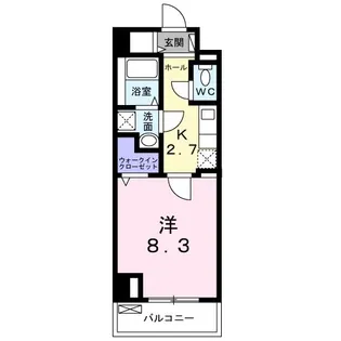 ユーフォリア【4階】の間取り