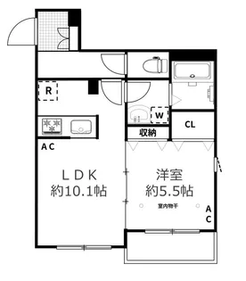 初台ms bianca【2階】の間取り