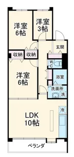 リアライズ柏II【6階】の間取り