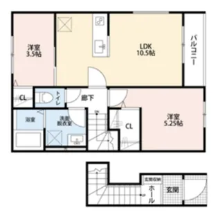リーブルファイン練馬西大泉II【2階】の間取り