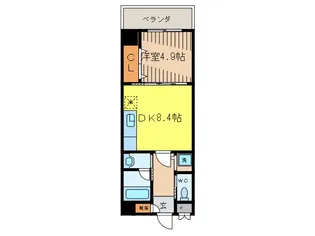 M-Style ラピス ラズリ【4階】の間取り