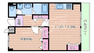 ハイムボナール【4階】の間取り