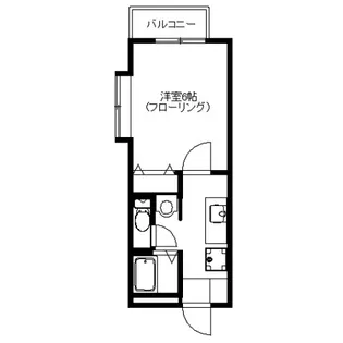 メゾンパールI【1階】の間取り