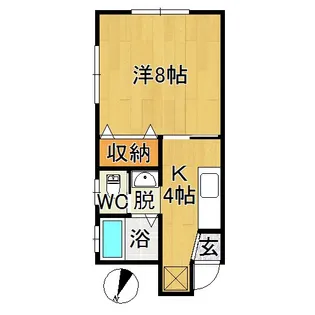 ミーツホイザァ高田【1階】の間取り