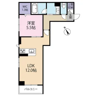 エクセレント武蔵浦和リュクス【2階】の間取り