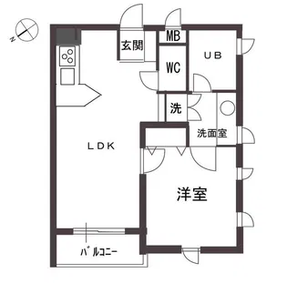 エルスタンザ中目黒【2階】の間取り